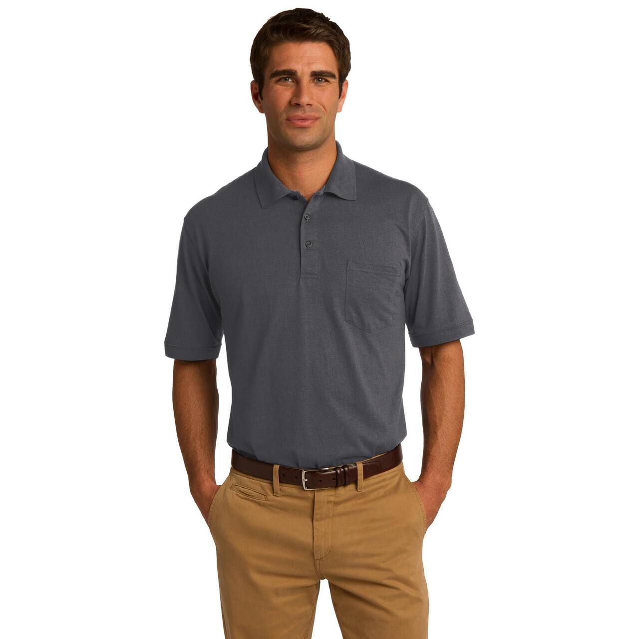 Port & Company® Core Blend Jersey Knit Adult Pocket Polo
